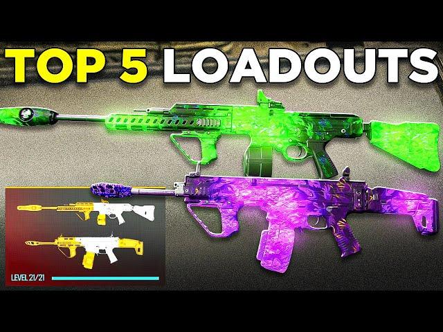 TOP 5 *META* ASSAULT RIFLE LOADOUTS in SEASON 5!  (Warzone 3 Best Class Setups) - MW3