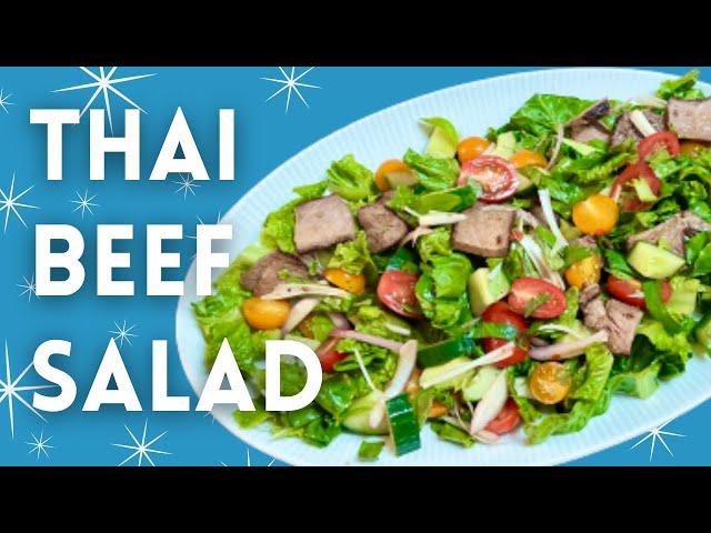 Thai Beef Salad is Packed with Flavor! | Ginger Snap Kitchen