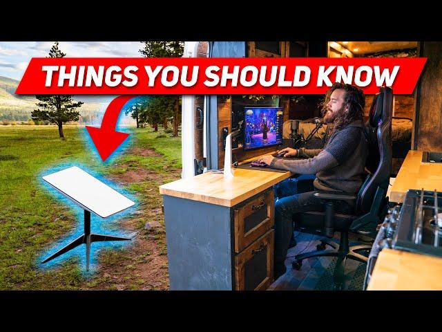 Starlink for Vanlife and Gaming | Power Usage, Mounting, & Ethernet Adaptor Speed Test