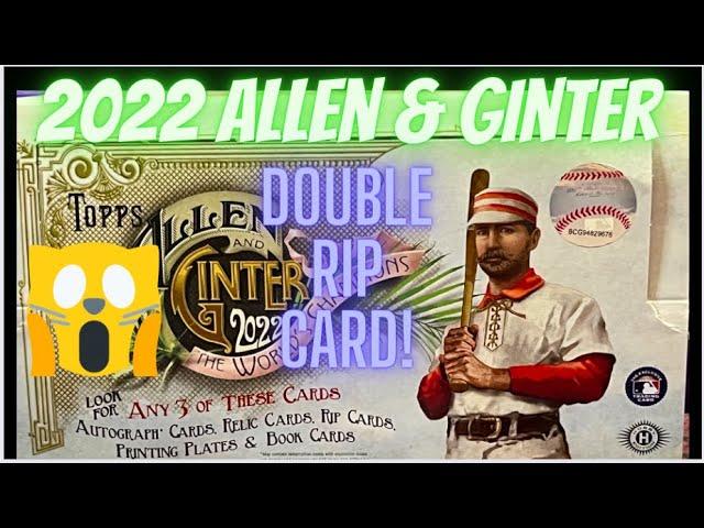 2022 Topps Allen and Ginter Hobby Box #2 ** Double Rip Card !! **