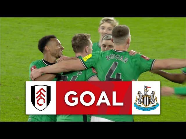 GOAL | Sean Longstaff | Fulham 0-1 Newcastle United | Fourth Round | Emirates FA Cup 2023-24