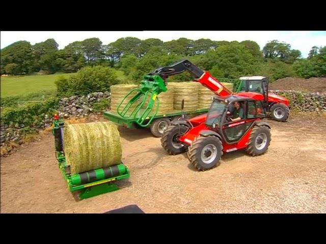 McHale 991L Round Bale Wrapper   English