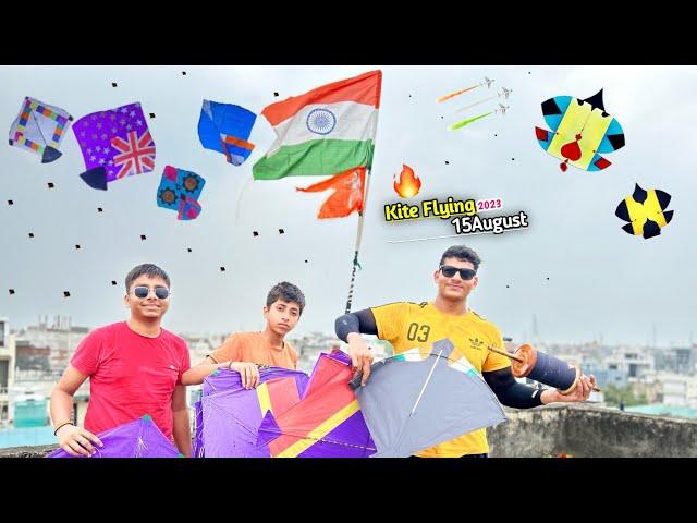 Desi Boys Flying Kites on *15August* | Kite Cutting | Kites |