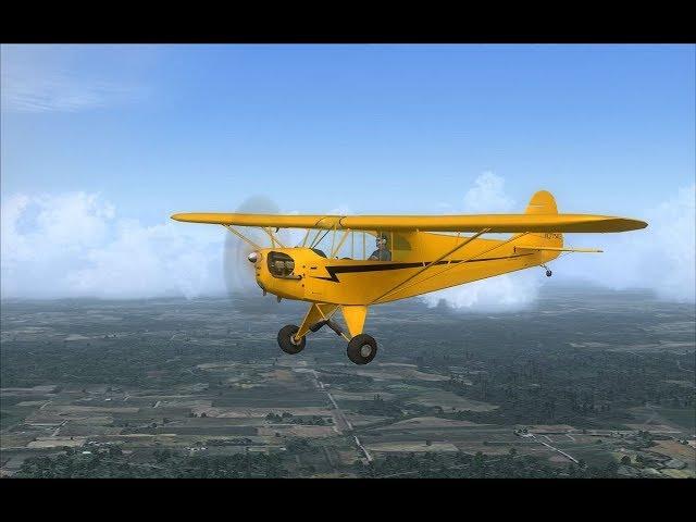 FSX Review. Piper J-3 Cub