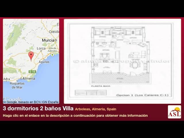 3 dormitorios 2 baños Villa se Vende en Arboleas, Almeria, Spain