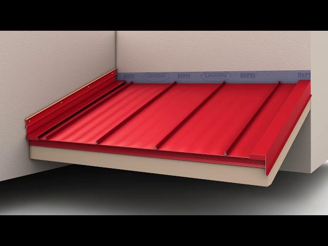 How to Install Standing Seam Metal Roofing - Endwall Flashing