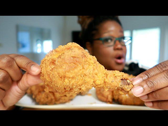 QUANG TRAN'S FRIED CHICKEN GAME! COOKING AND EATING