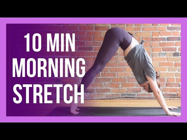 10 min Morning Yoga Full Body Stretch - NO PROPS & ALL LEVELS