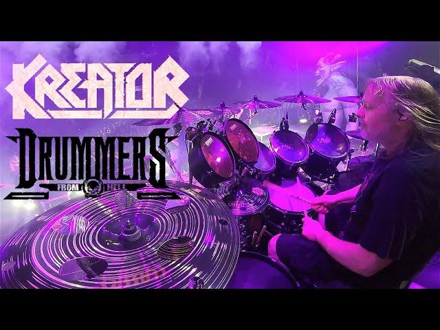 KREATOR-Enemy of God. Jürgen 'Ventor' Reil. Live in Poland 2024 (Drum Cam)