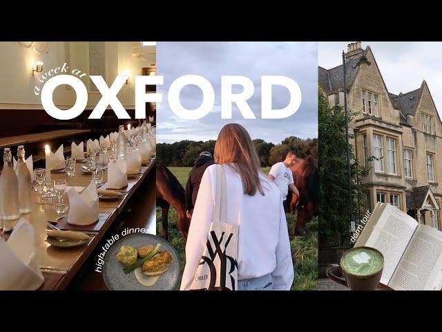 a week in my life at oxford | dorm tour, high table dinner, studying, cafes ️