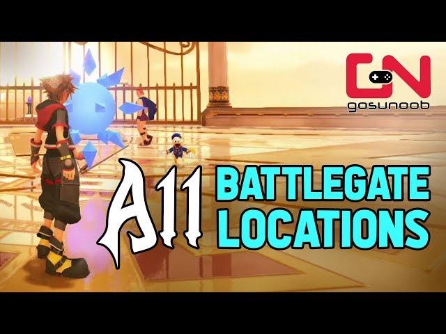 Kingdom Hearts 3 - All Battlegate Locations