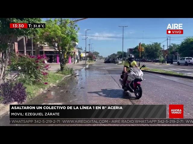  Dramático asalto: un ladrón subió a un colectivo, robó a pasajeros y fue detenido al bajar 