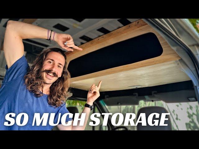 Maximize Your Van Space: Overhead Storage Shelf Build