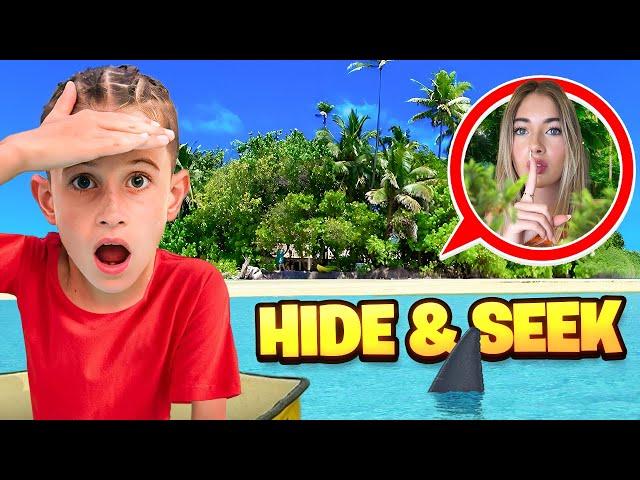 EXTREME HIDE & SEEK ON ISLAND! *100 KIDS EDITION* ️