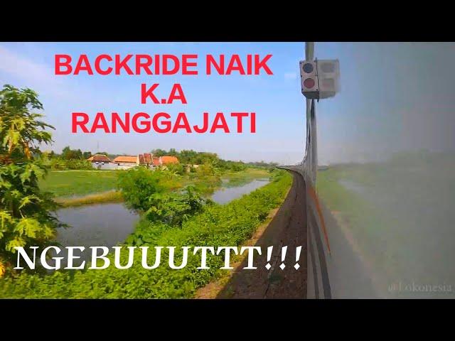 BACKRIDE | Kereta Api Ranggajati dari Stasiun Surabaya Gubeng ke Stasiun Mojokerto