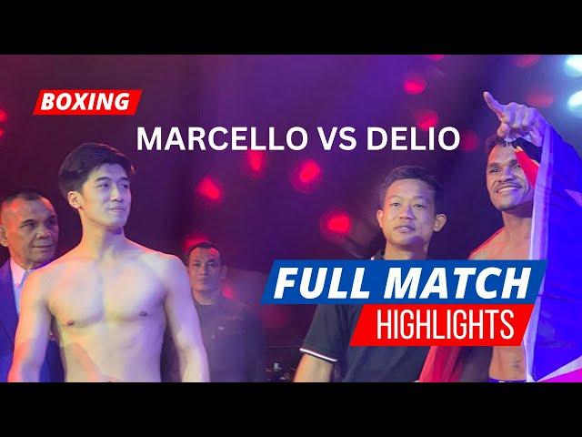 DELIO/EL-BRUTO (Timor-Leste) VS MARCELLO (Indonesia) ||Professional Boxing|| Video Highlight