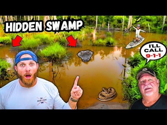 Exploring Darrell's DANGEROUS Hidden Pond **mystery animal encounter**