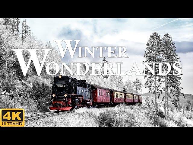 Beautiful Relaxing Music, Peaceful Soothing Instrumental Music, "Winter Wonderlands"  In 4K Ultra HD