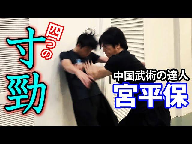 無影打法「寸勁」を実戦で使う！ 宮平保が示す四つの寸勁【太極拳・四路査拳・八極拳・擒拿術】 Tamotsu Miyahira One Inch Punch Tai Chi Bajiquan