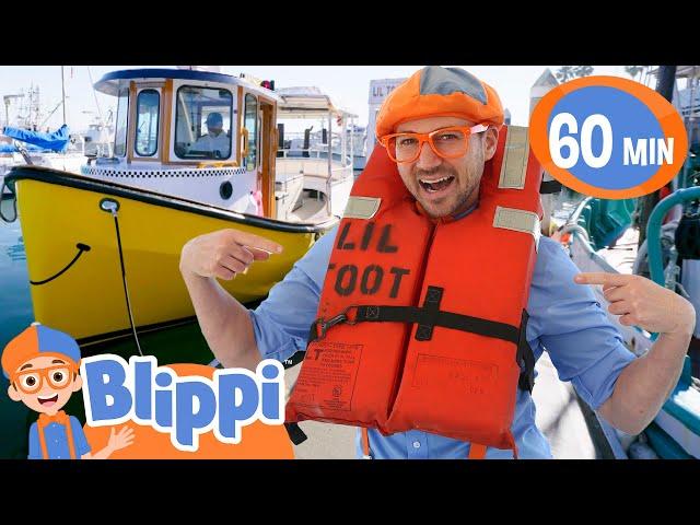 Blippi Explores A Water Taxi Boat! | Learn Boats for Kids | Educational Videos for Kids