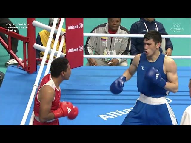 Turabek Khabibullaev (UZB) vs. Juan Ortiz (COL) World Olympic Qualifiers 2024 QF's (80kg)