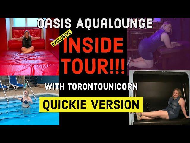 Oasis Aqualounge INSIDE TOUR!!!  A 4 minute quickie version!