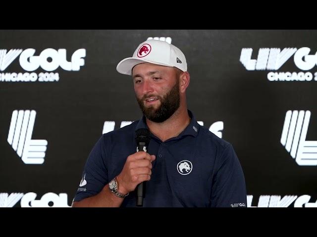 Jon Rahm & Ian Poulter Saturday Press Conference 2024 LIV Golf Chicago