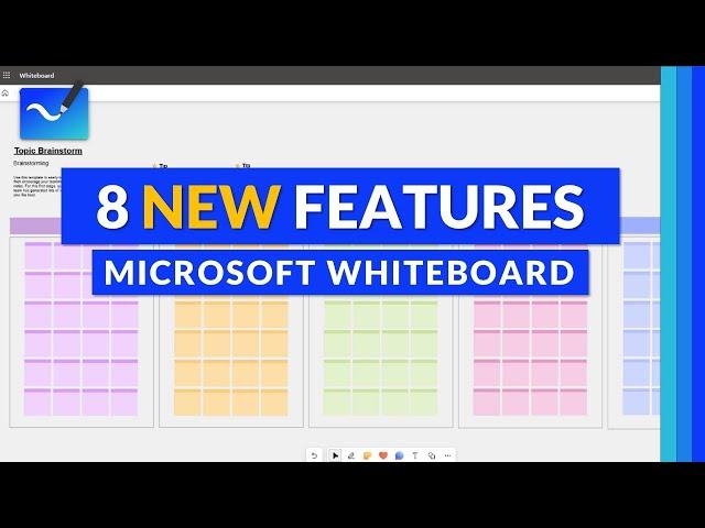 8 new features in Microsoft Whiteboard | Stand-alone and Microsoft Teams