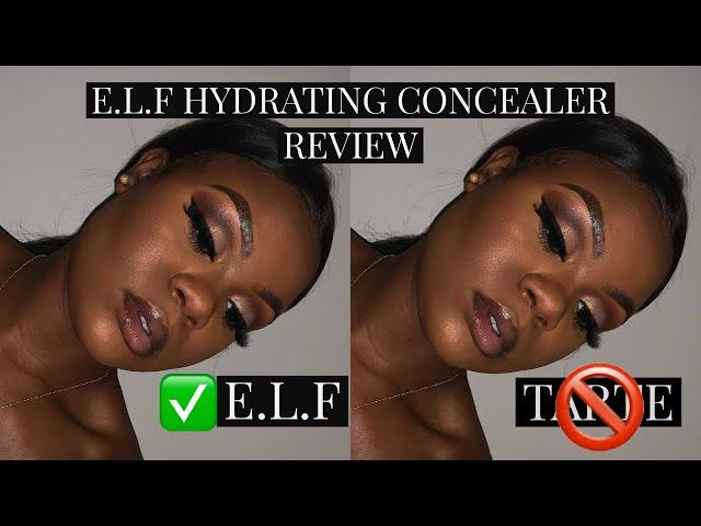 THE NEW ELF HYDRATING CONCEALERS ARE BETTER THAN TARTE SHAPE TAPE ! | ELF CONCEALER REVIEW