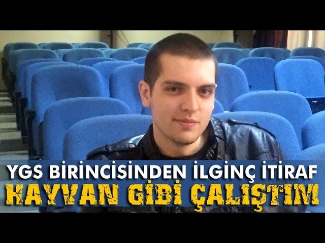 YGS Birincisi: "Sınava Hayvan Gibi Çalıştım"