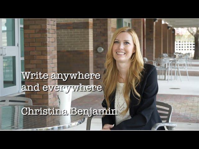 Write Anywhere and Everywhere: Advice from Prolific Author Christina Benjamin