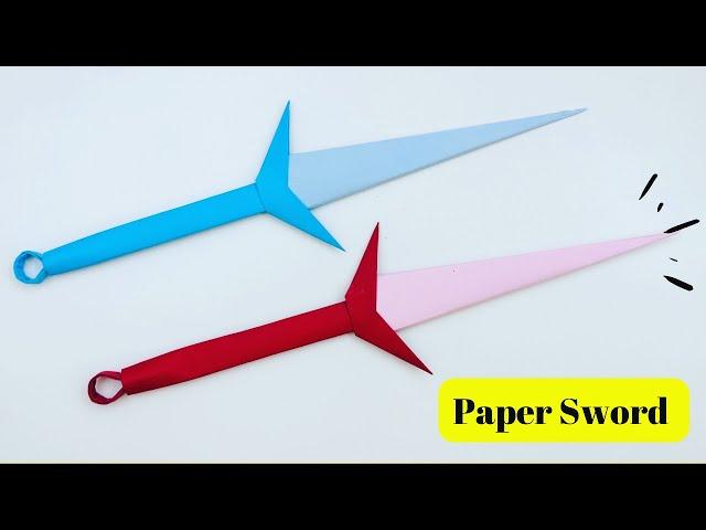 How To Make Easy Paper Sword Toy  For Kids / Nursery Craft Ideas / Paper Craft Easy / KIDS crafts