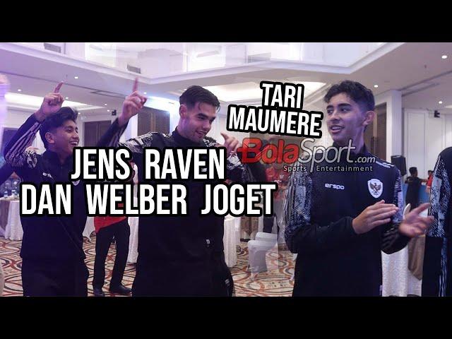 Momen Lucu Jens Raven dan Welber Jardim Joget Tari Maumere Bersama Timnas U-19 Indonesia