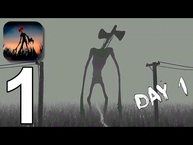 Scary Head Field - Gameplay Walkthrough part 1 - Day 1 (Android)