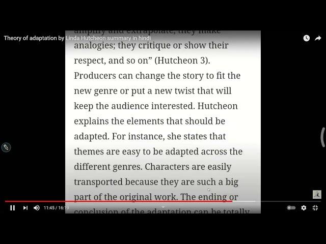 BA II Theories of Adaptation