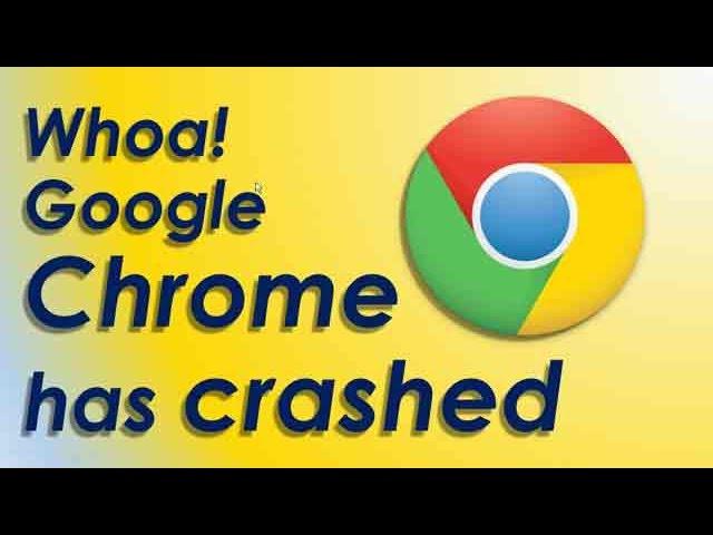 whoa google chrome has crashed. relaunch now fix