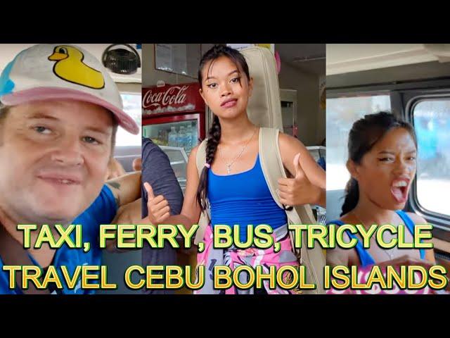  TRAVEL FERRY PORT CEBU TO BOHOL & VAN FARE COST! Off Grid Island Family Living Philippines Asia