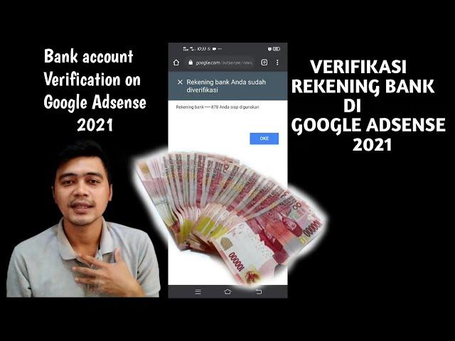 CARA VERIFIKASI REKENING BANK GOOGLE ADSENSE-terbaru 2021