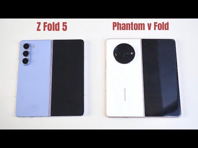 Samsung Galaxy Z Fold 5 vs Tecno Phantom V Fold SpeedTest and Camera Comparison