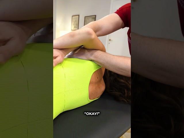 Unlocking Her Hip with a Powerful Chiropractic Adjustment 