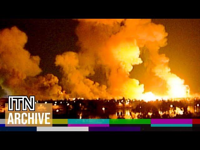 Iraq War: Shock and Awe Assault on Baghdad Begins (2003)