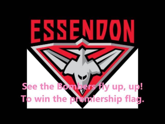 Essendon Bombers theme song (Lyrics) AFL Sing-A-Long