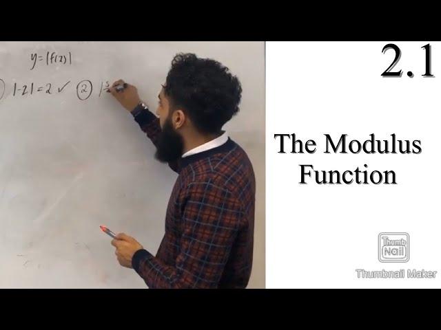 Edexcel A level Maths: 2.1 The Modulus Function