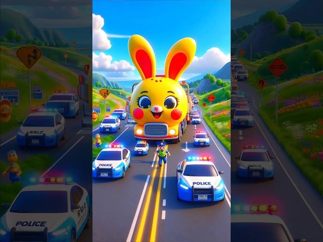 ️ Evolution of Catapillar: Cute Bunny Car In City  6 #cat #cute #love #shorts