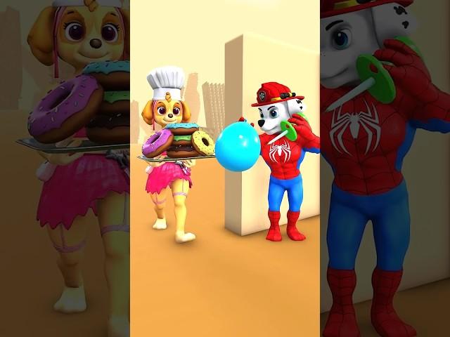 PAW Patrol Marshall, Ryder, Chase vs Skye Funny Moments #shorts #funny #trending