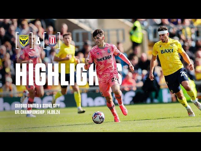 Potters edged out at the Kassam Stadium | Oxford United 1-0 Stoke City | Highlights