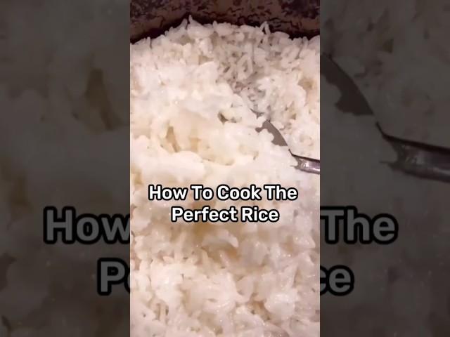 How To Cook The Perfect Rice 