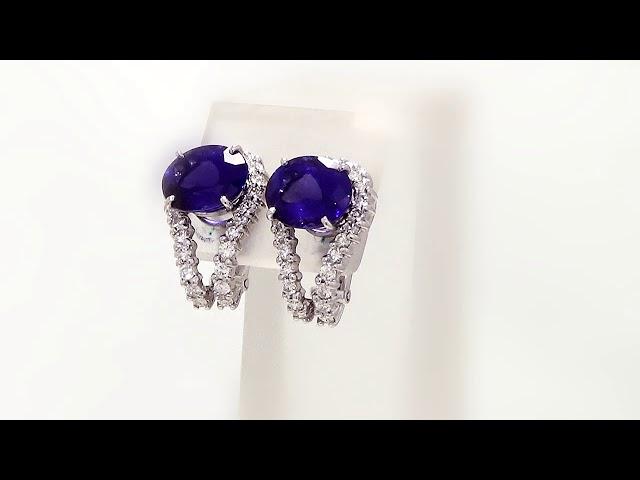 Tanzanite and Diamond Earrings from Kaufmann de Suisse