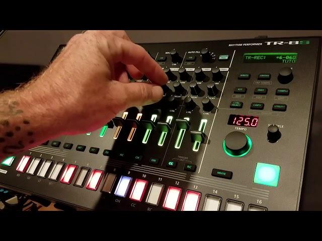 Roland TR-8s Tutorial: Making A Melody Using Motion Record