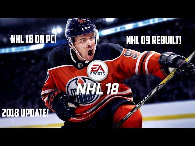 NHL 09 REBUILT TO NHL 18! (PC) *NEW 2018* STADIUMS, HORNS, ROSTERS & JERSEYS!